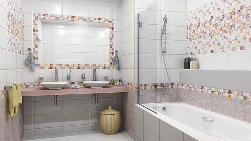 Плитка настенная Asti 24.9*50 см цвет серый Уралкерамика TWU09ASI007 купить