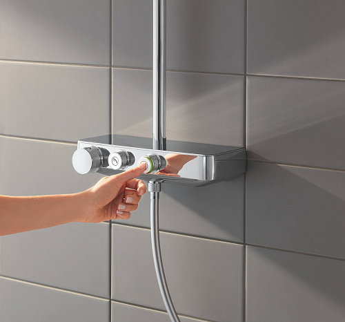 Система душевая Euphoria SmartControl 260 MONO с термостатическим смесителем цвет хром, GROHE 26509000 купить