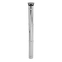 Дымоход сборный с зонтиком SMART D90мм L1130мм Helios HS-GS-D-3