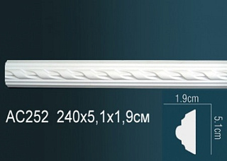 Молдинг из полиуретана с орнаментом AC252 ARTFLEX купить