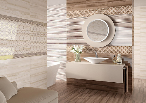 Плитка настенная Модерн Марбл 60*20 см цвет коричневый LB-CERAMICS 1064-0025 купить