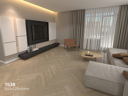 Ламинат SPC Authentic 4u Золотой закат 640*128*4мм 43класс FloorWood 1538 купить