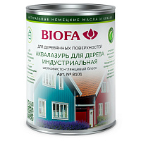 Аквалазурь для дерева индустриальная Biofa бесцветная 8101-48 (10л)