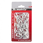 Заклепки Matrix RAL9003 (сигнально-белый) 4.0*10мм (50шт) 40682 Заклепки Matrix RAL9003 (сигнально-белый) 4.0*10мм (50шт) 40682