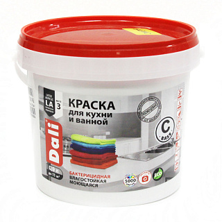 Краска для кухни и ванной Dali (База С) 0.9 л купить