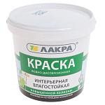 Краска Лакра акриловая интерьерная белая 1.3 кг для стен и потолков Краска Лакра акриловая интерьерная белая 1.3 кг для стен и потолков