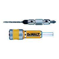 Держатель для бит (быстросменный узел) DeWalt бита PZ2 +сверло с зенкером для шурупов 3мм(№6) (DT7600-XJ)