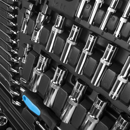 Набор инструментов AUTOVIRAZH 1/4"3/8"1/2"DR 216 предметов AUTOVIRAZH AV-212216 купить