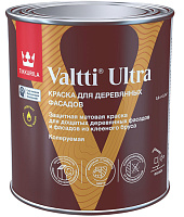 Краска для деревянных фасадов VALTTI ULTRA матовая белая база A Tikkurila 700014128 (0.9л)