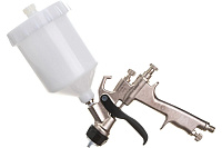 Краскопульт SLIM XLIGHT S HALO/HTE SR верхний пластиковый бачок без монометра сопло 1,3мм WALCOM 822013