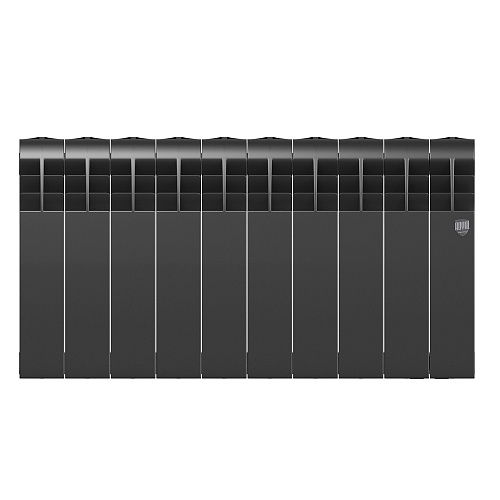 Радиатор биметаллический BiLiner 350мм  10 секций Noir Sable Royal Thermo RTBNS35010 купить