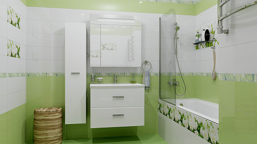 Плитка настенная Элара верде 20.1*40.5 см, AZORI 503961101 купить
