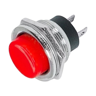 Выключатель-кнопка (RWD-306) 220V 2A металл красный купить