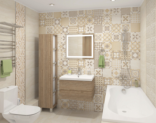 Керамогранит Shine 40*40 см цвет бежевый, Ceramica Classic купить