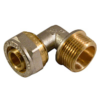 Уголок с наружной резьбой обжим 16*1/2", СТМ CLM01612