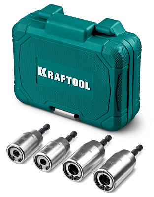Набор ударных шпильковертов М6, М8, М10, М12 STUD DRIVER 4 штуки KRAFTOOL 26199 купить