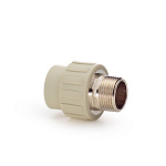 Муфта комбинированная PPR 32*1" наружная резьба Lammin полипропиленовая серая Lm31041032025G