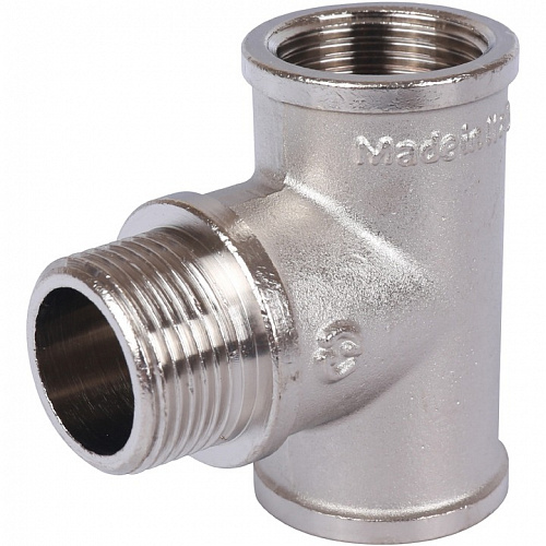 Тройник ВНВ никелированный латунь 3/4"*3/4"*3/4" купить