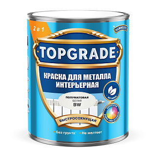 Краска для металла Topgrade by Hammerite интерьерная белая база BW TopGrade 50035056 (0.9л) купить