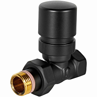 Клапан термостатический Design прямой 1/2 черный Stout SVTD-0001-000015B купить