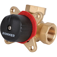 Клапан 3/4 3-х ходовой смесительный KVs 6.3 Rommer RVM-0003-006320