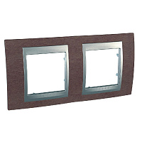 Рамка Unica TOP MGU66.004.0M4 табачное дерево 2мес