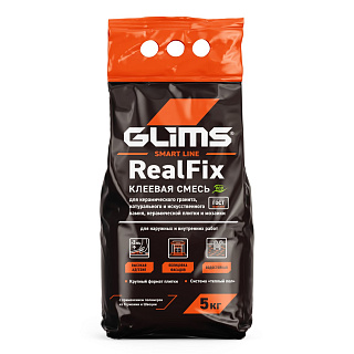 Плиточный клей Glims RealFix (5кг) купить