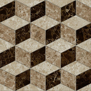 Керамогранит напольный Скольера, геометрия, 45*45см, цвет коричневый LB-CERAMICS 6046-0350 купить