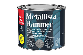 Краска по ржавчине METALLISTA HAMMER HC глянцевая бесцветная база C Tikkurila/Tikkivala купить