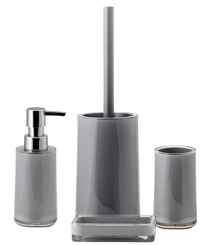 Ерш для туалета AYA акрил серый Swensa SWP-7018GRY-05 купить