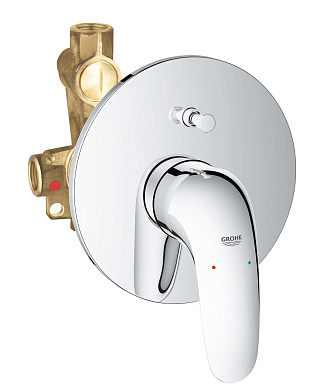 Смеситель Eurostyle для ванны цвет хром GROHE 23730003 купить
