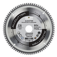 Диск пильный по алюминию DIAMOND INDUSTRIAL ф216*30мм*80 зуб TCG AluCutter (DIDA216Z80)