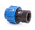 Муфта компрессионная переходная для ПНД труб 40*1" BP Lammin Lm34004040025A(140/10) Муфта компрессионная переходная для ПНД труб 40*1" BP Lammin Lm34004040025A(140/10)
