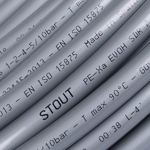 Труба из сшитого полиэтилена Stout PEX-a серая (бухта 240 метров) 16*2.2мм SPX-0001-241622 купить