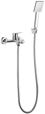 Смеситель Esko Singapore satin SB 54 S для ванны короткий излив c аксессуарами хром купить