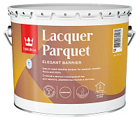 Лак паркетный Tikkurila LACQUER PARQUET полуматовый бесцветный база EP (9л)
