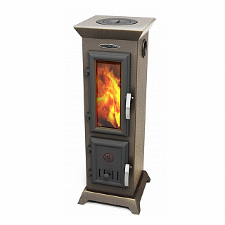 Печь-камин СТАТИКА ТЕТРА МИНИ, черная бронза, 100м3 TMF 45300 купить
