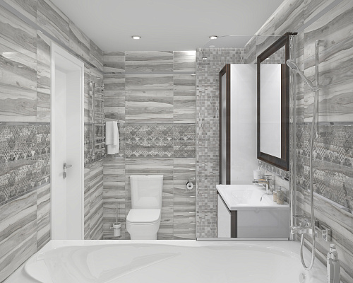 Мозаика Grace 30*30 см серый, Laparet купить