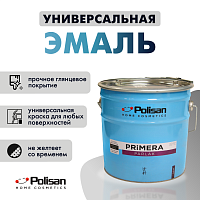 Эмаль универсальная алкидная PRIMERA PARLAK глянцевая белая база BEYAZ Polisan 44100012200 (15л)