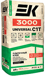 Плиточный клей ЕК 3000 Universal (25кг) Плиточный клей ЕК 3000 Universal (25кг)