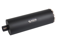 Коронка алмазная для дрели алмазного сверления Elitech HD ф142*450 1 1/4"внутр, с охл. (1110.012300)