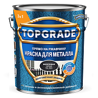 Краска для металла Topgrade by Hammerite молотковая RAL9005 Черный TopGrade 50036314 (5л)