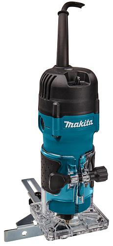Фрезер Makita 3711 кромочный 530Вт плавный пуск, антирестарт цанга ф 6мм купить
