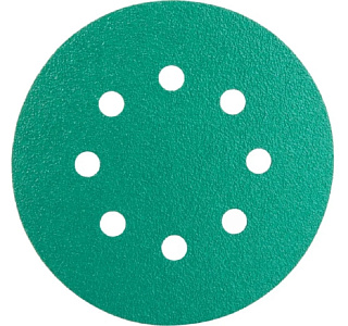 Круг шлифовальный самолип Green Film Р80 125мм 5штук ABRAFORCE  купить