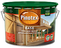 Грунтовка для дерева Pinotex Base Бесцветная 9 л