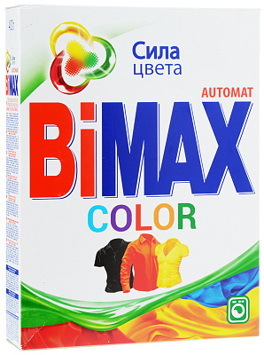Порошок стиральный BiMAX COLOR автомат 400г купить