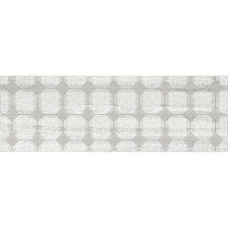 Декор Glossy 20*60 см серый, Laparet купить