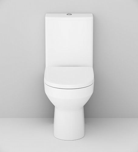 Унитаз-компакт AM.PM Spirit V2.0 FlashClean C708600WH с сиденьем C707858WH с микролифтом белый глянец купить
