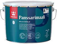 Краска алкидная Tikkurila Panssarimaali для металлических крыш Белая полуглянцевая 9 л