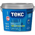 Эмаль универсальная акриловая ТЕКС. ПРОФИ глянцевая белая база А (2.7л)